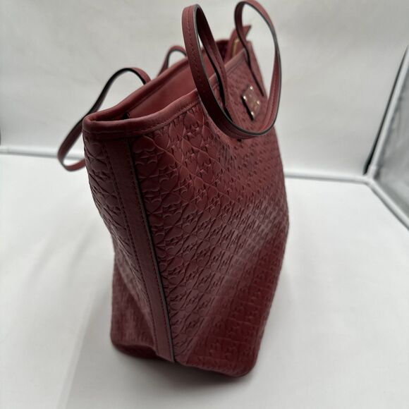 Kate Spade Margareta Penn Place XL Tote Leather Bag Train Car Red Good Condition - Picture 13 of 13